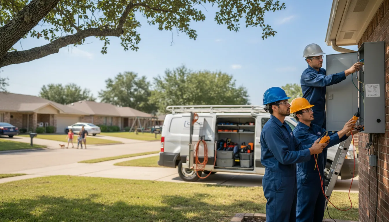 Certified electrician providing emergency electrical services in Banks, AL